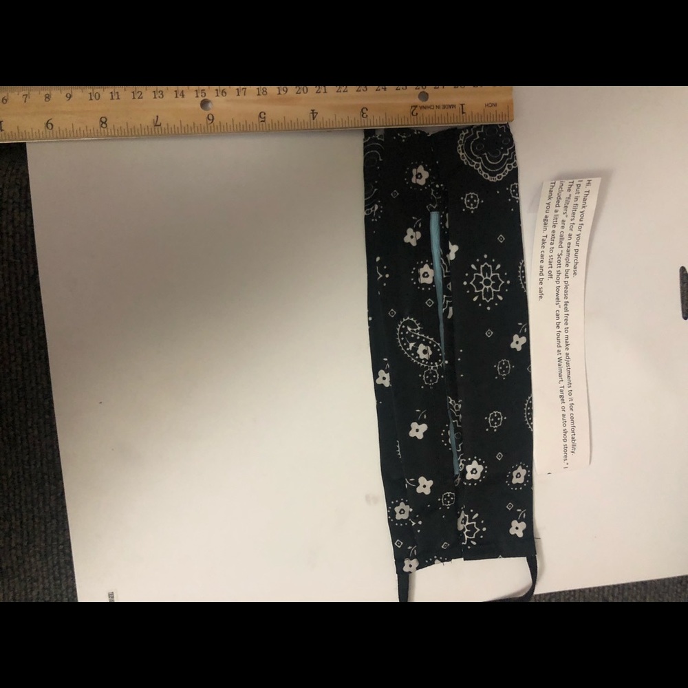 Homemade Cloth Face Mask - Picture 2 of 3